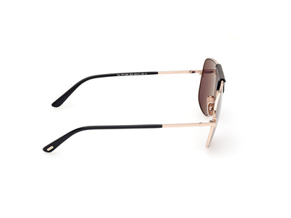 Shiny Rose Gold Male Sunglasses Tom Ford 889214477453