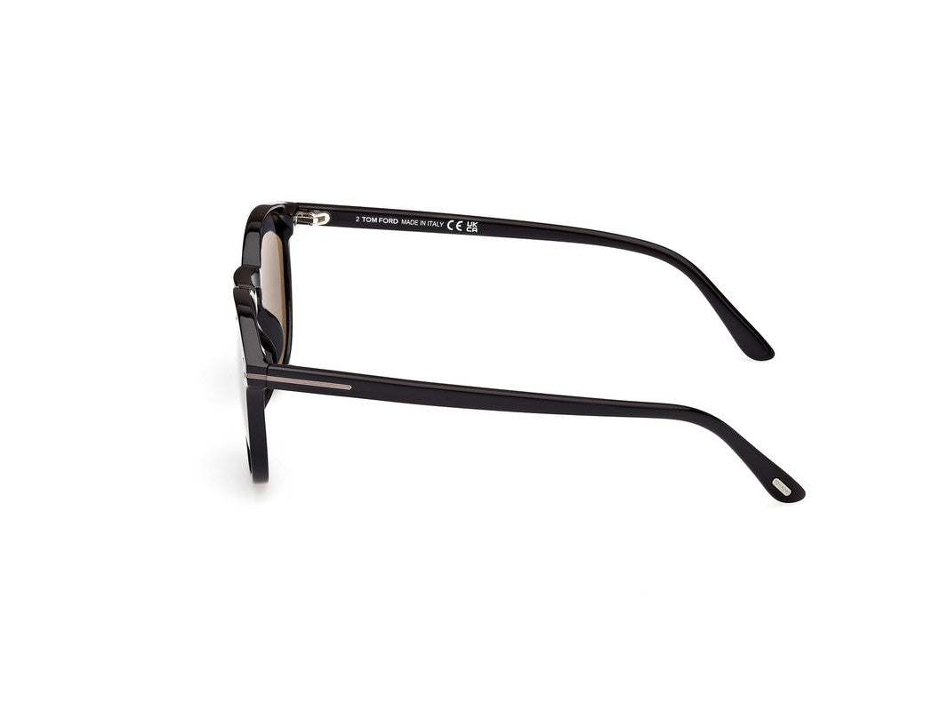 Shiny Black Male Sunglasses Tom Ford 889214478788