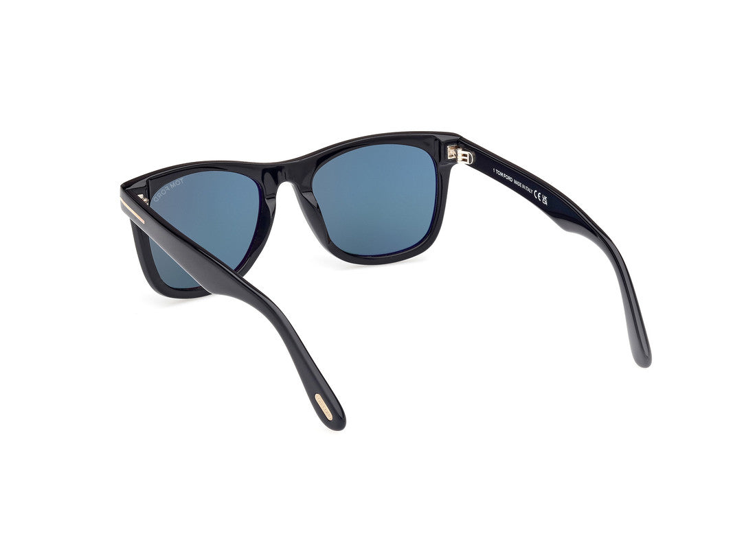 Shiny Black Male Sunglasses Tom Ford 889214477477