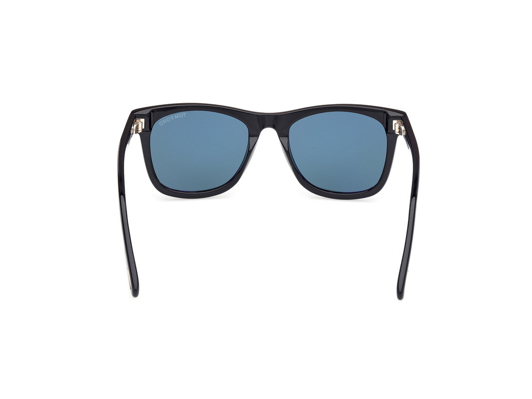 Shiny Black Male Sunglasses Tom Ford 889214477477