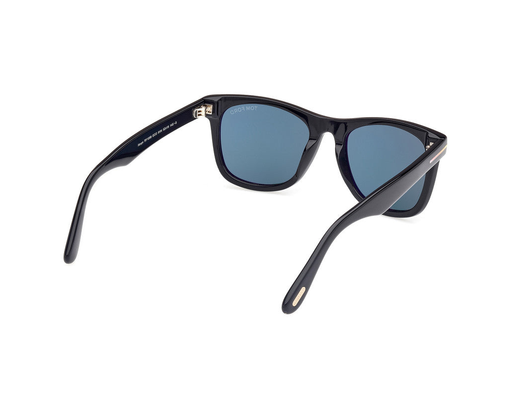 Shiny Black Male Sunglasses Tom Ford 889214477477