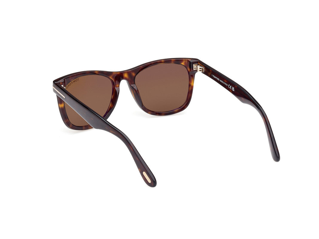 Dark Havana Male Sunglasses Tom Ford 889214477491