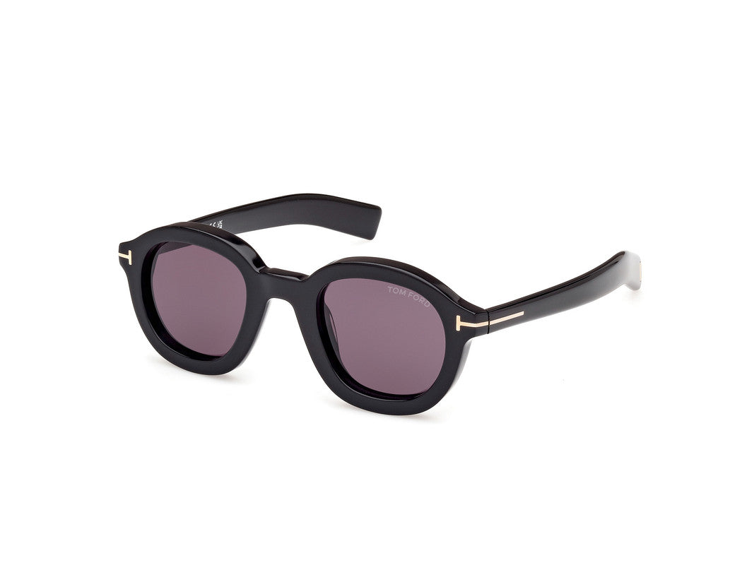 Shiny Black Male Sunglasses Tom Ford 889214477521