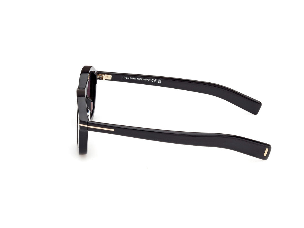 Shiny Black Male Sunglasses Tom Ford 889214477521