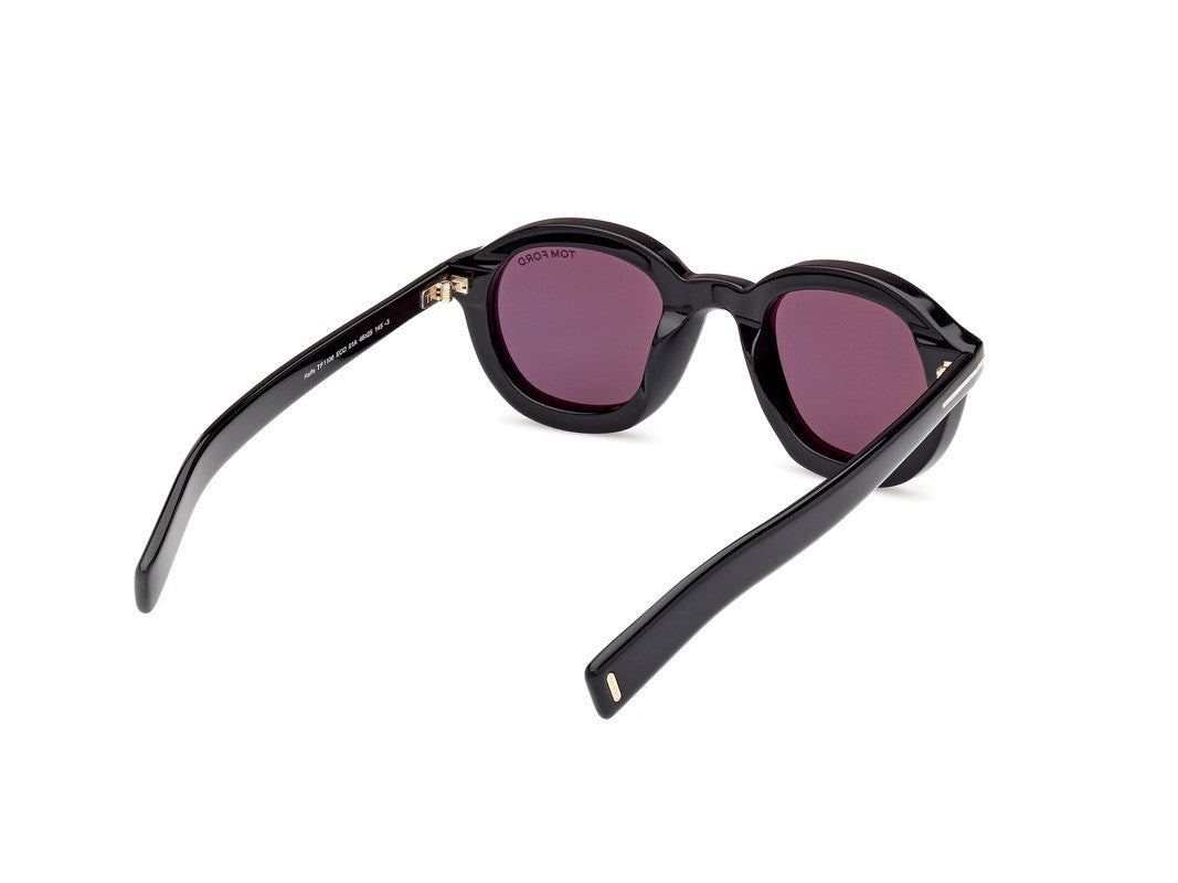 Shiny Black Male Sunglasses Tom Ford 889214477521