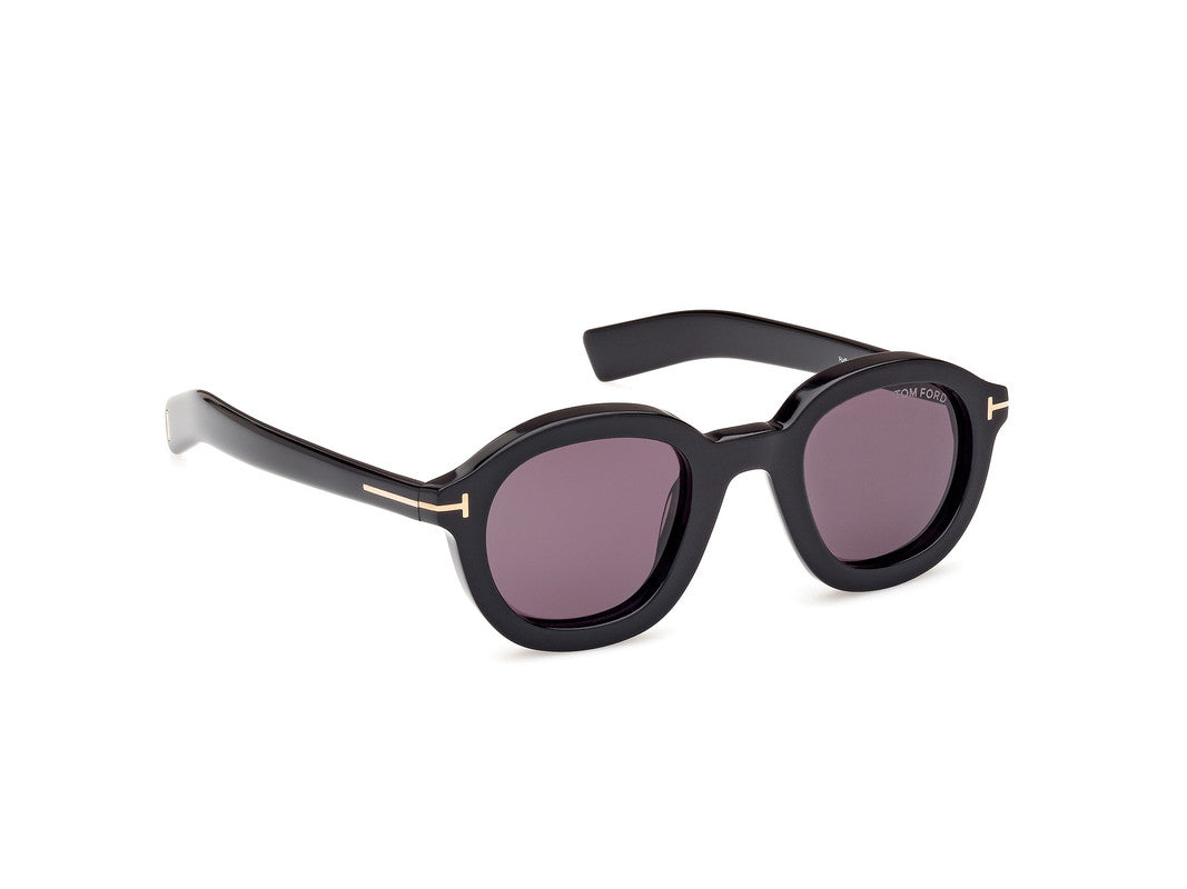 Shiny Black Male Sunglasses Tom Ford 889214477521