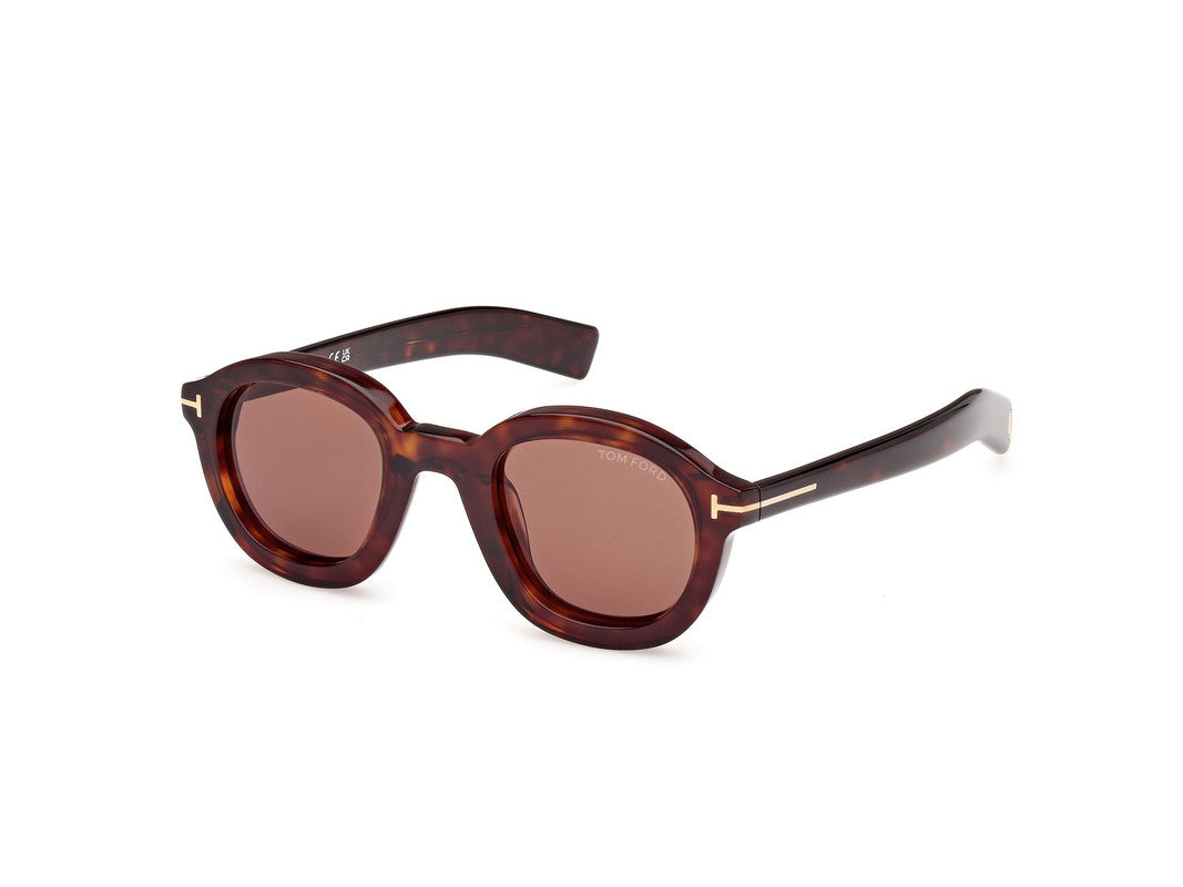 Dark Havana Male Sunglasses Tom Ford 889214477538