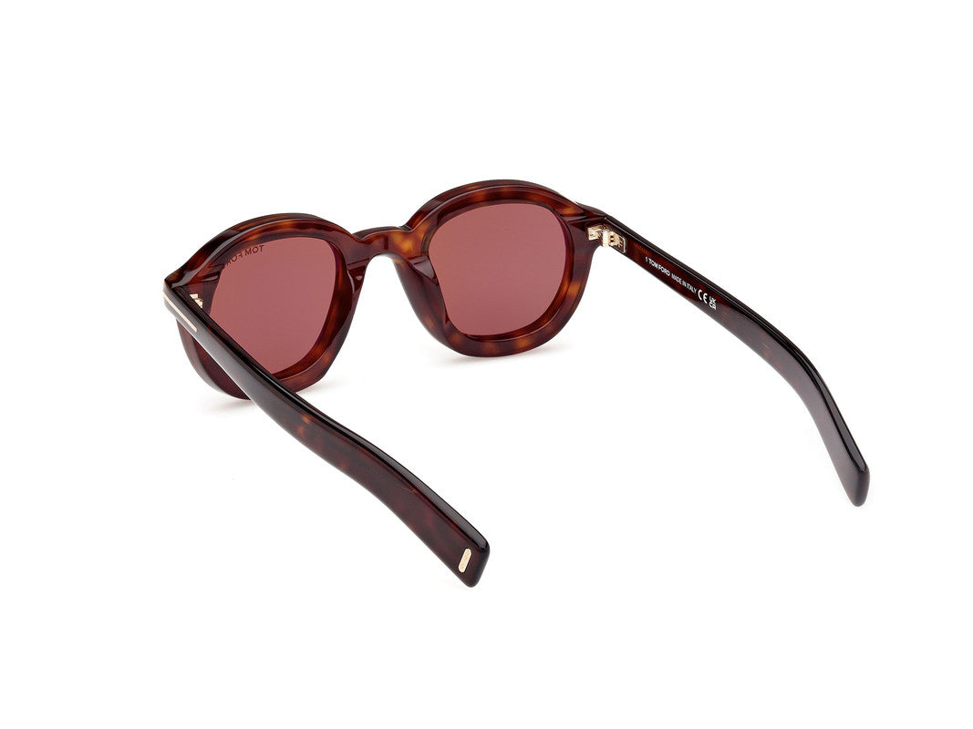 Dark Havana Male Sunglasses Tom Ford 889214477538