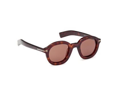 Dark Havana Male Sunglasses Tom Ford 889214477538