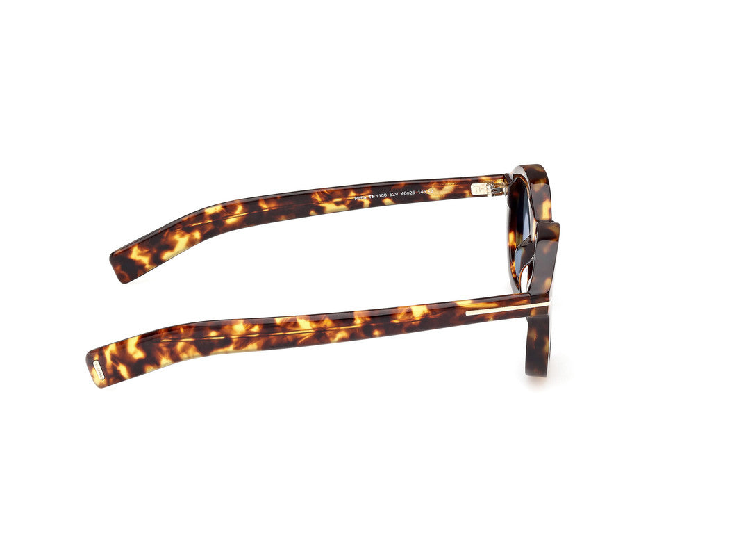 Dark Havana Male Sunglasses Tom Ford 889214477545