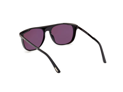 Shiny Black Male Sunglasses Tom Ford 889214479747