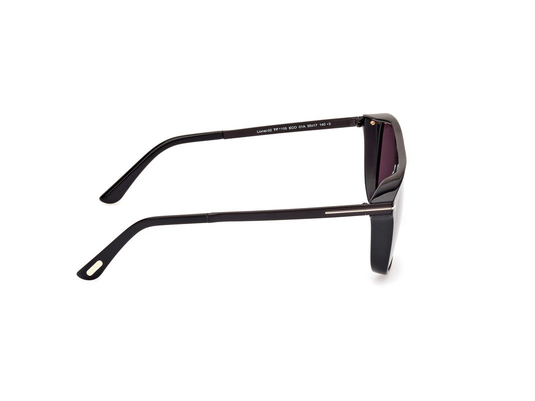 Shiny Black Male Sunglasses Tom Ford 889214479747