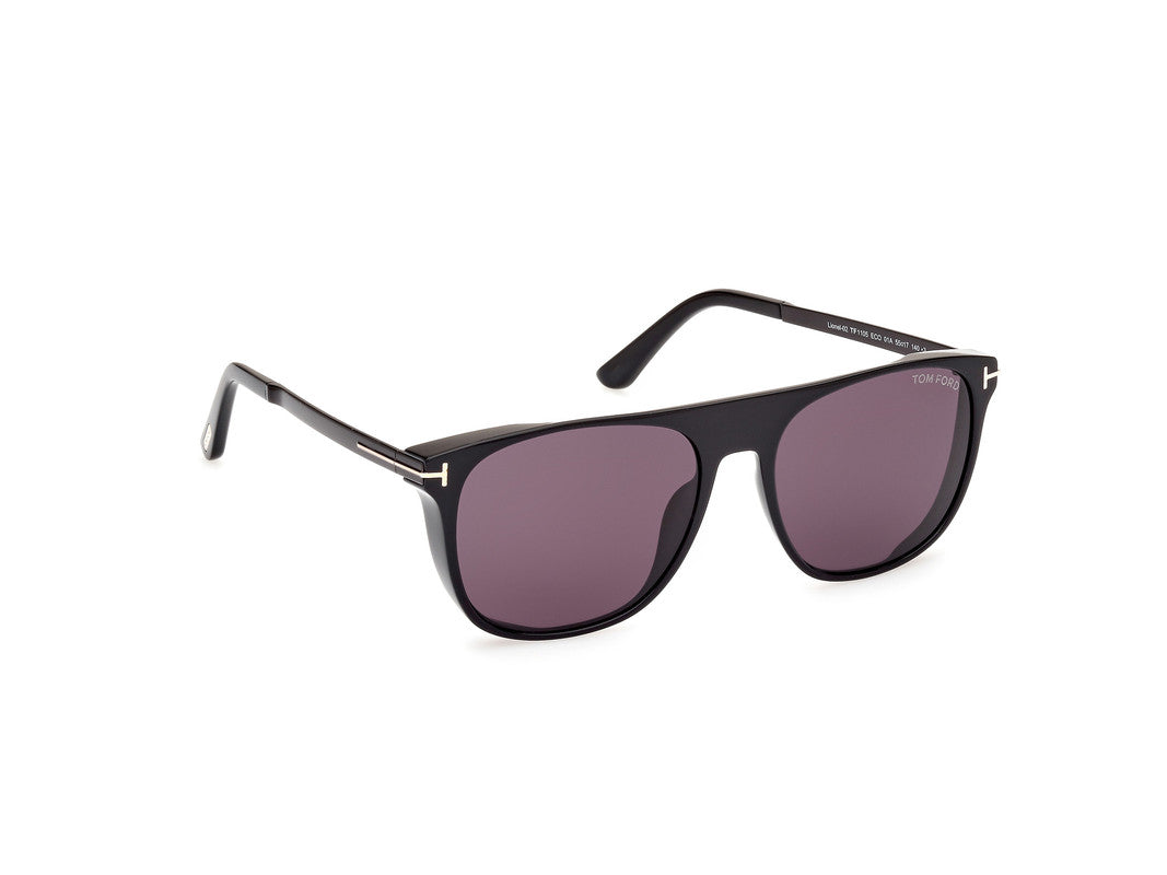 Shiny Black Male Sunglasses Tom Ford 889214479747
