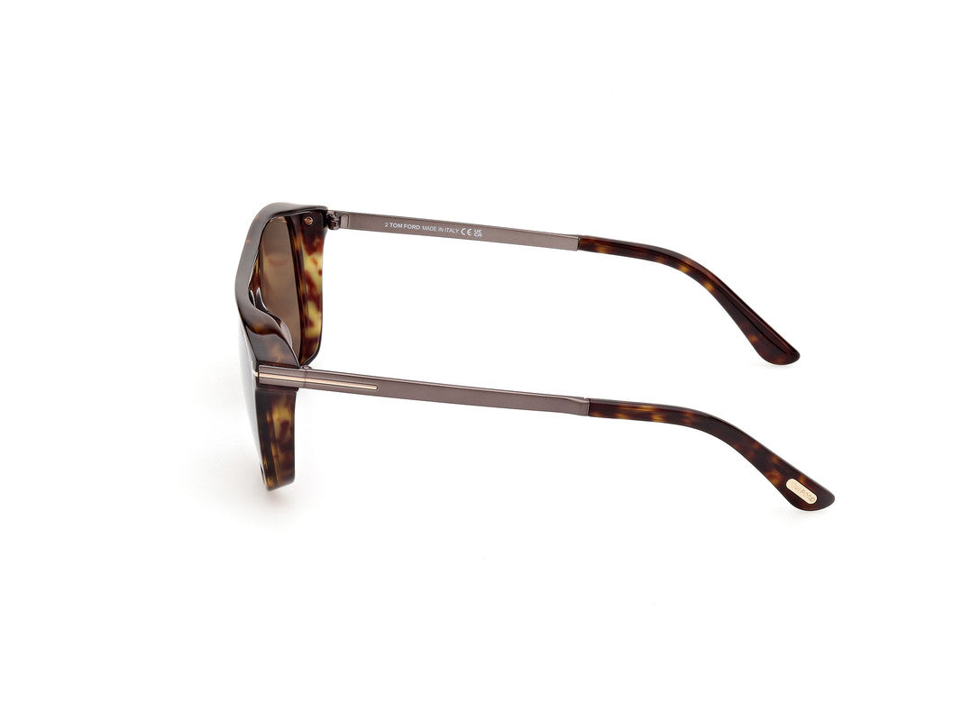 Dark Havana Male Sunglasses Tom Ford 889214479754