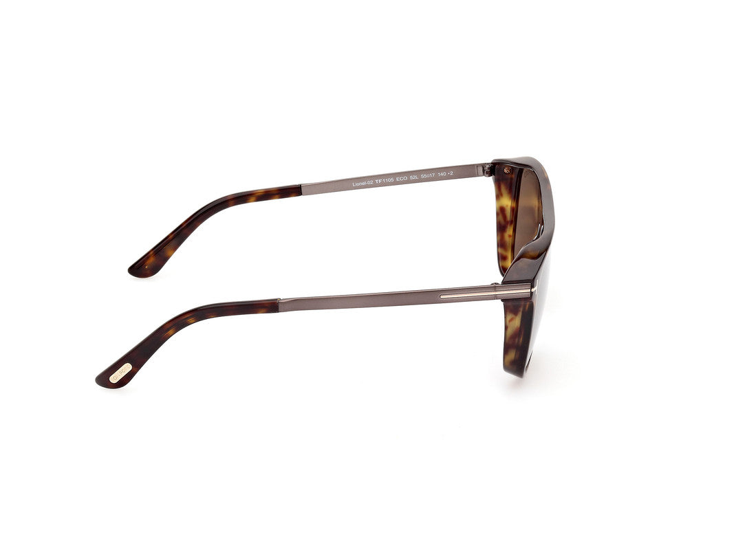 Dark Havana Male Sunglasses Tom Ford 889214479754