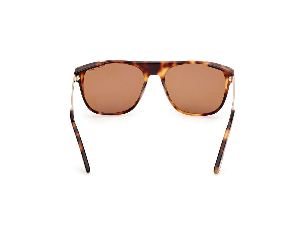 Coloured Havana Male Sunglasses Tom Ford 889214479761