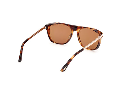 Coloured Havana Male Sunglasses Tom Ford 889214479761