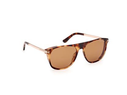Coloured Havana Male Sunglasses Tom Ford 889214479761