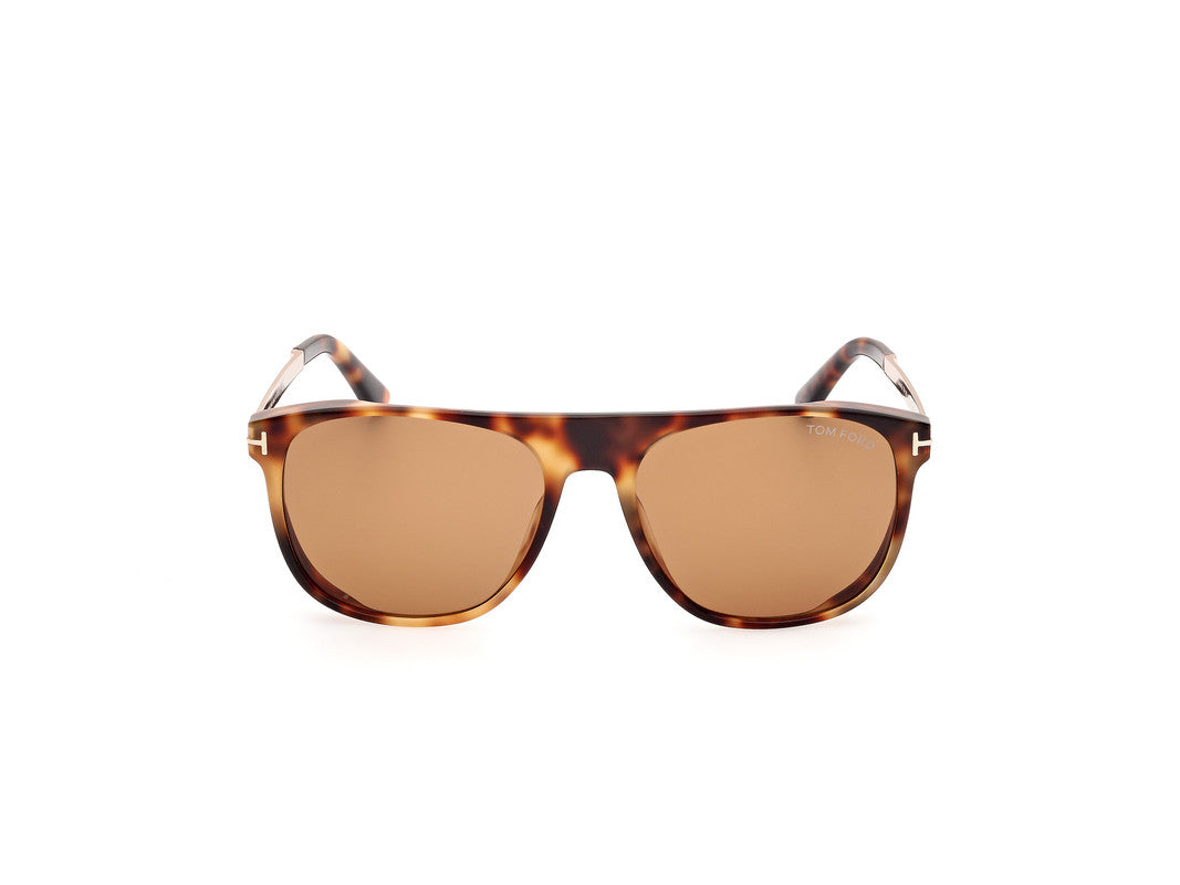 Coloured Havana Male Sunglasses Tom Ford 889214479761
