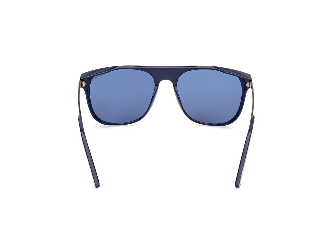 Shiny Blue Male Sunglasses Tom Ford 889214479778