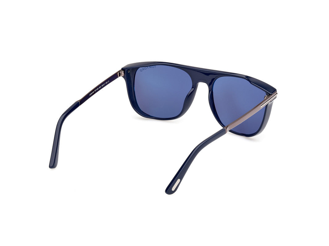 Shiny Blue Male Sunglasses Tom Ford 889214479778