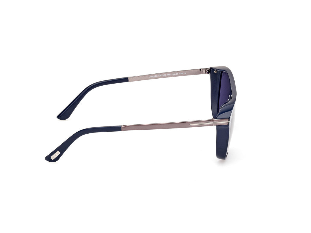 Shiny Blue Male Sunglasses Tom Ford 889214479778