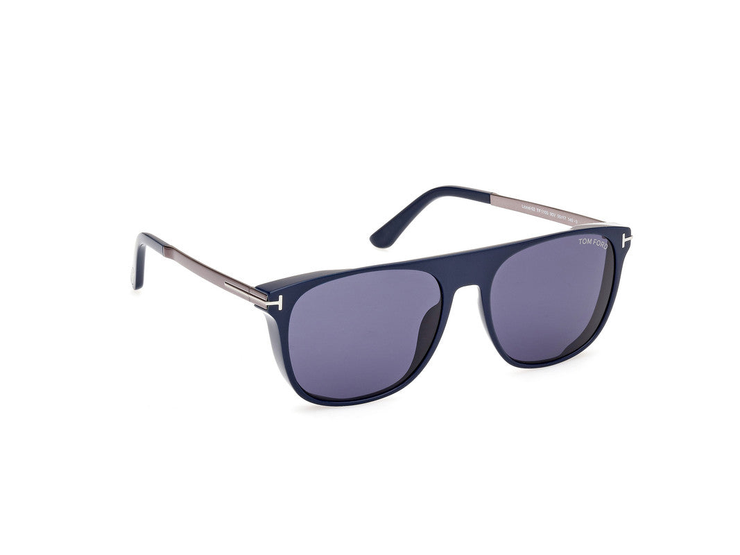 Shiny Blue Male Sunglasses Tom Ford 889214479778
