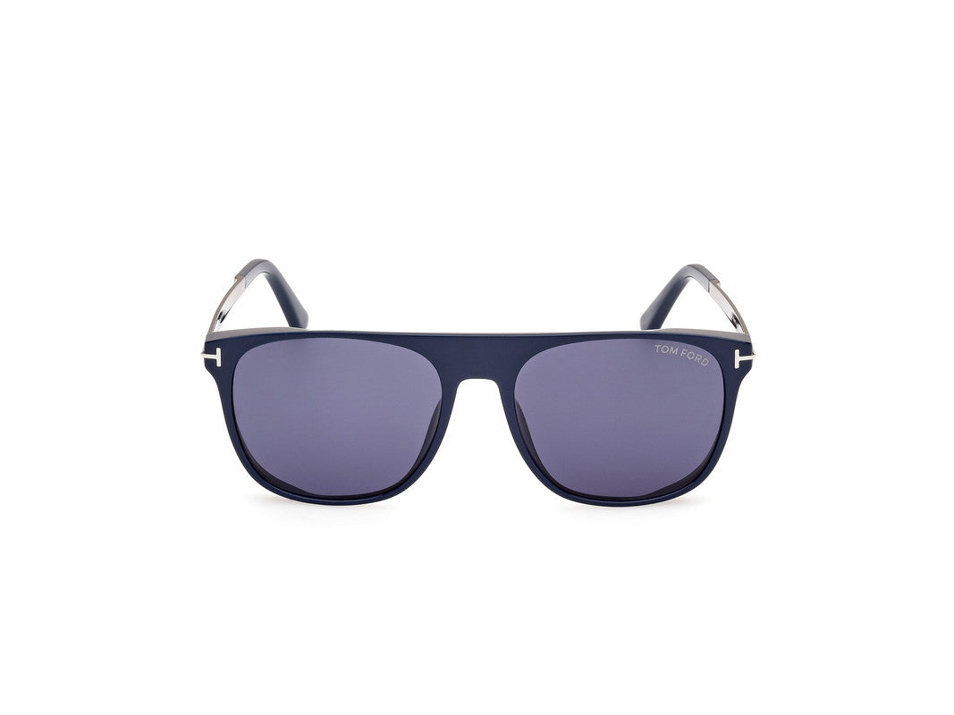 Shiny Blue Male Sunglasses Tom Ford 889214479778