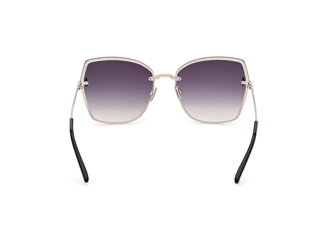 Shiny Palladium Female Sunglasses Tom Ford 889214479815