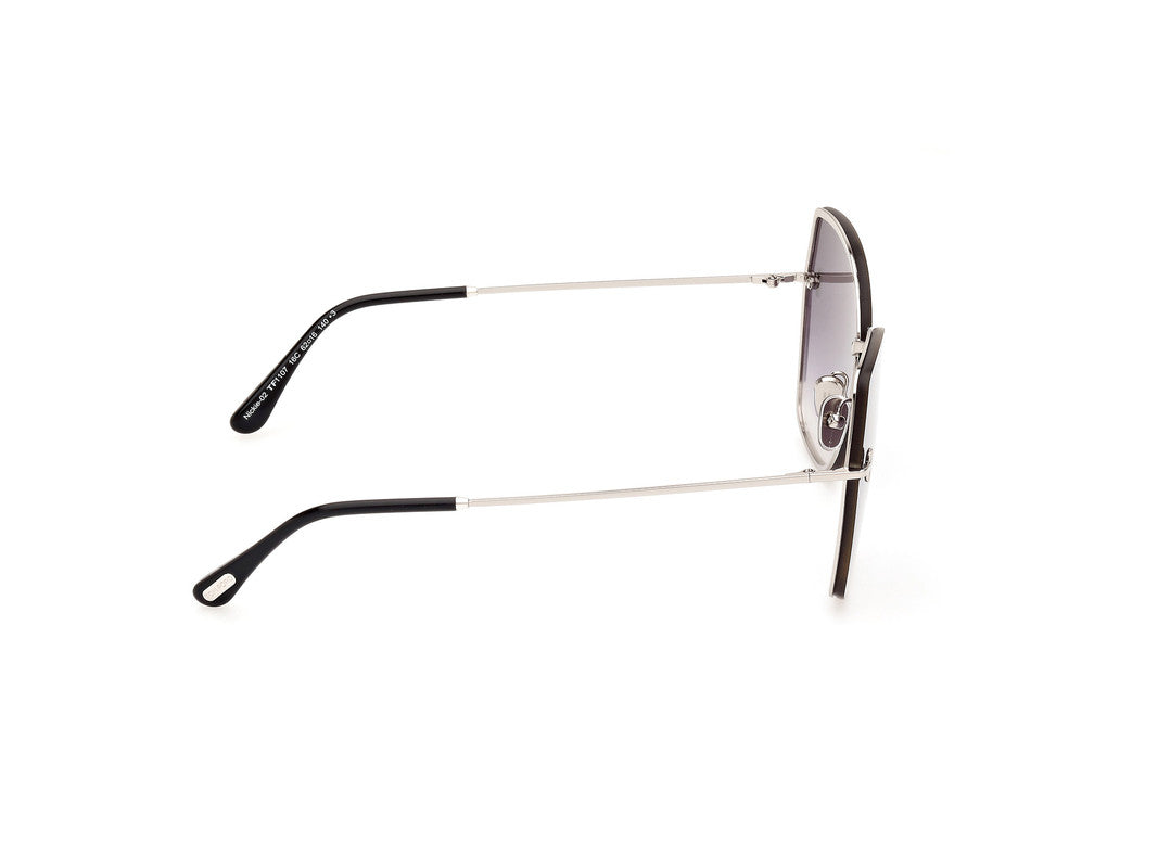 Shiny Palladium Female Sunglasses Tom Ford 889214479815