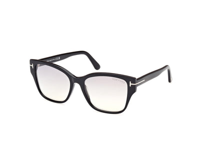 Shiny Black Female Sunglasses Tom Ford 889214477552