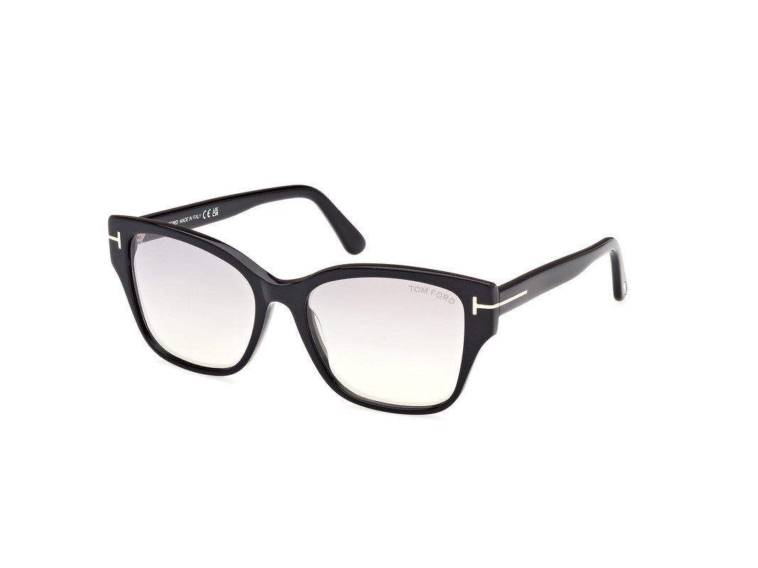 Shiny Black Female Sunglasses Tom Ford 889214477552
