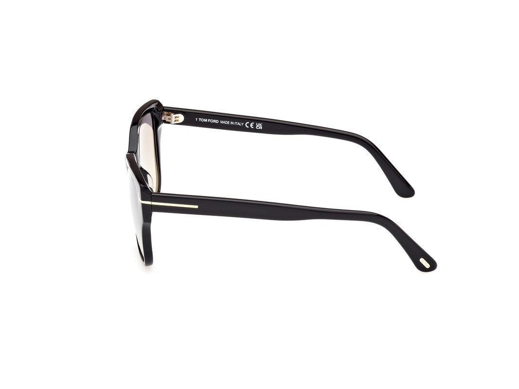 Shiny Black Female Sunglasses Tom Ford 889214477552