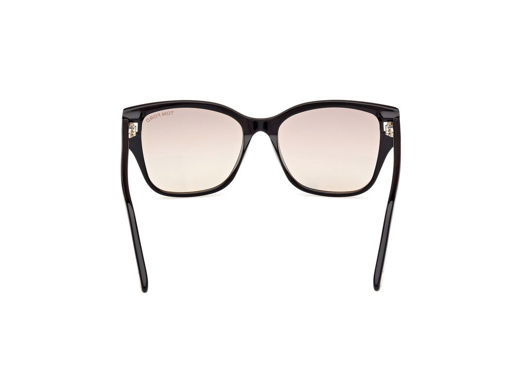 Shiny Black Female Sunglasses Tom Ford 889214477552