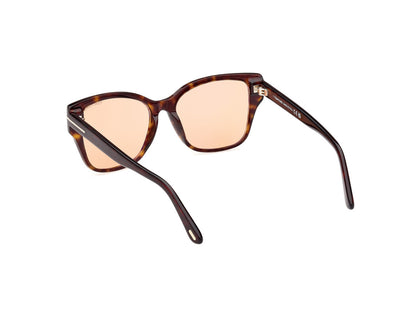 Dark Havana Female Sunglasses Tom Ford 889214477583