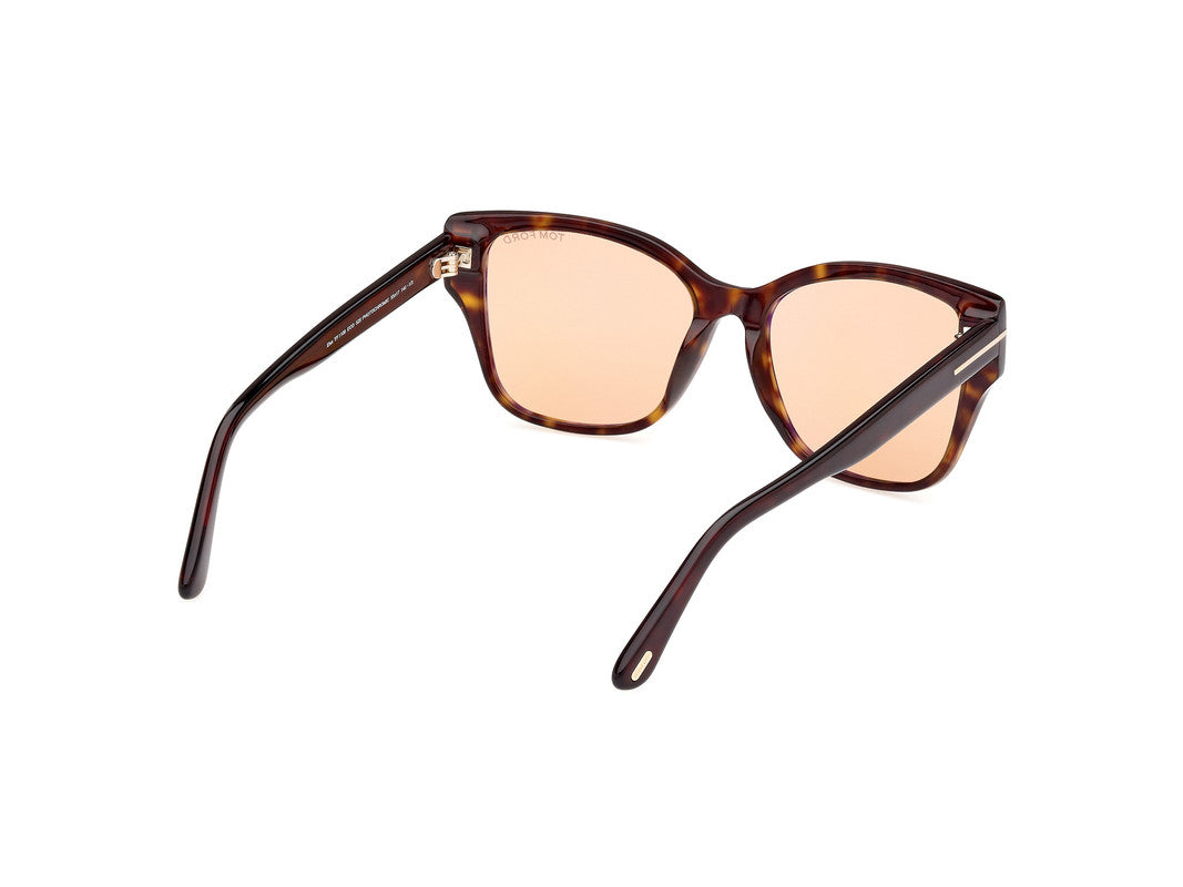 Dark Havana Female Sunglasses Tom Ford 889214477583