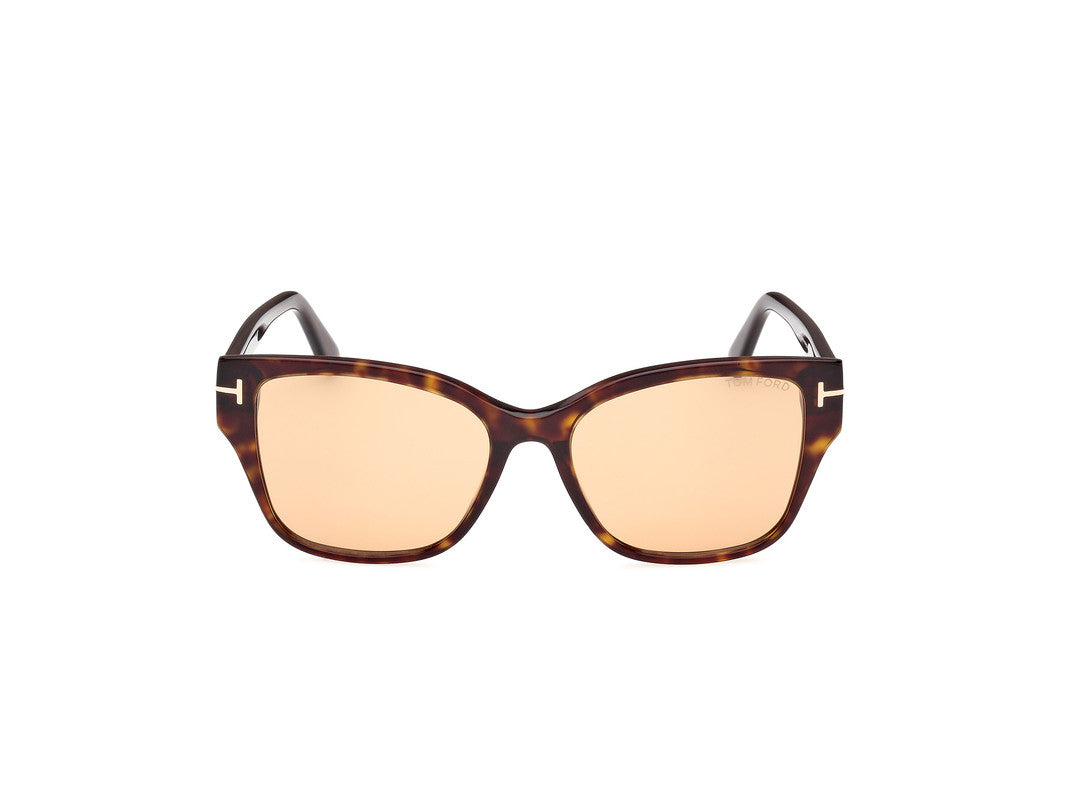 Dark Havana Female Sunglasses Tom Ford 889214477583