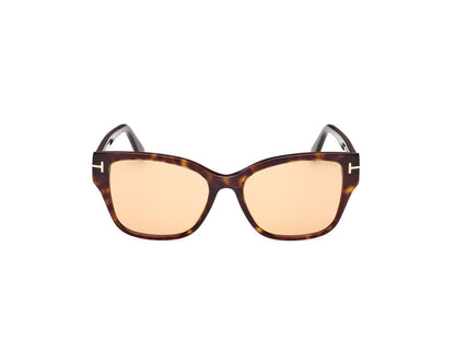 Dark Havana Female Sunglasses Tom Ford 889214477583
