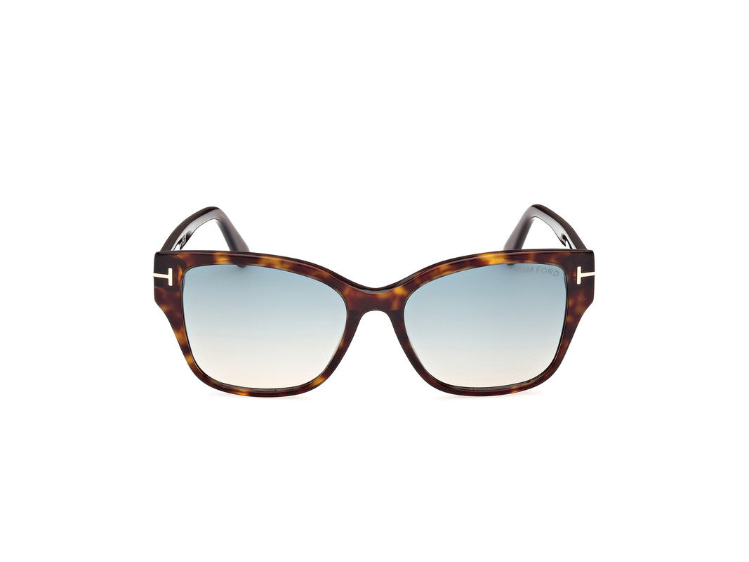 Dark Havana Female Sunglasses Tom Ford 889214477590