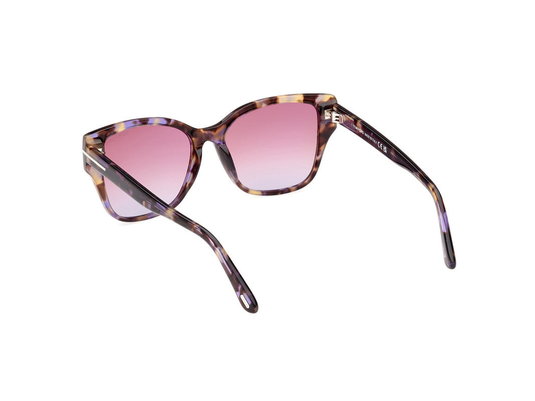 Coloured Havana Female Sunglasses Tom Ford 889214477606