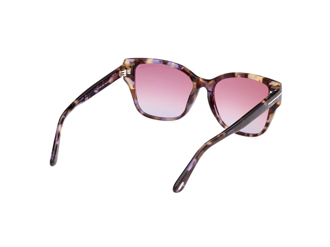 Coloured Havana Female Sunglasses Tom Ford 889214477606