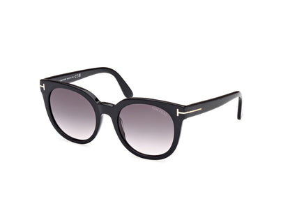 Shiny Black Female Sunglasses Tom Ford 889214480354