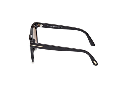 Shiny Black Female Sunglasses Tom Ford 889214480354