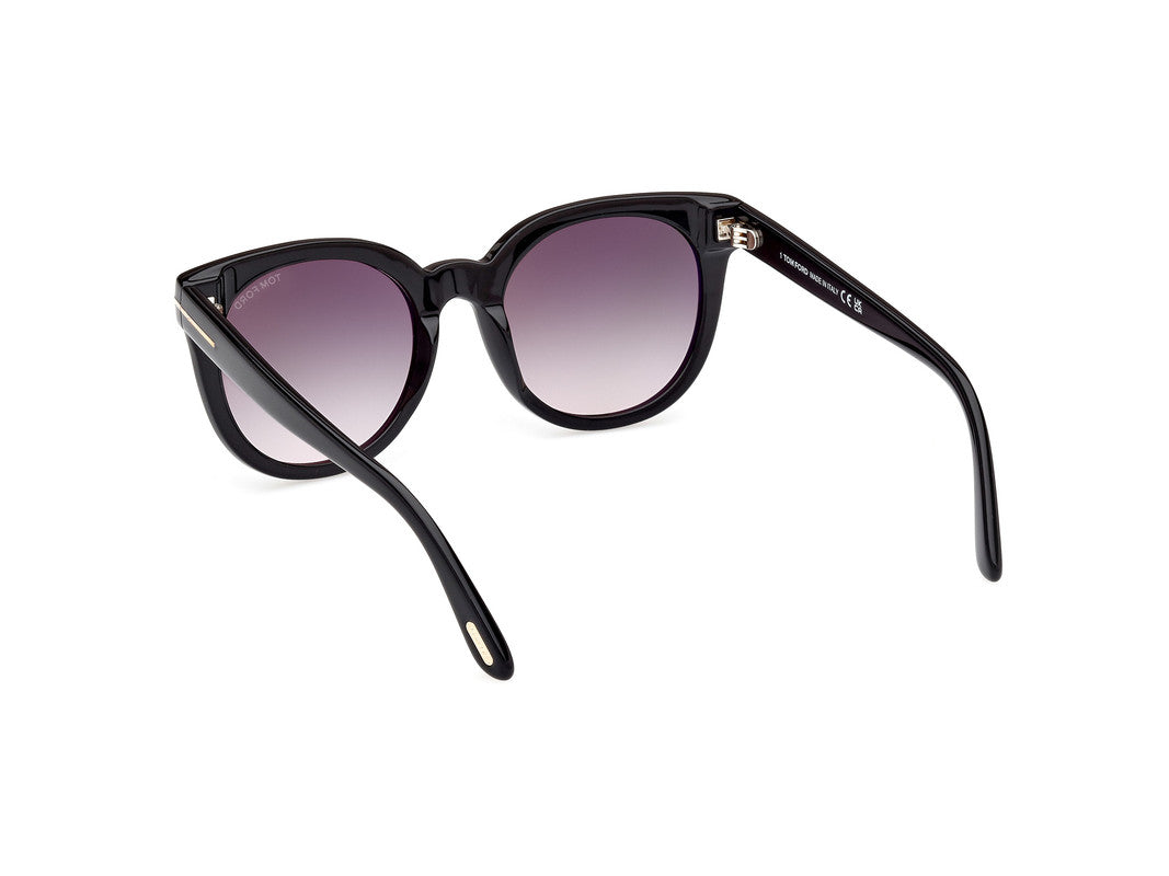 Shiny Black Female Sunglasses Tom Ford 889214480354