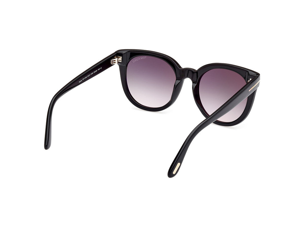 Shiny Black Female Sunglasses Tom Ford 889214480354