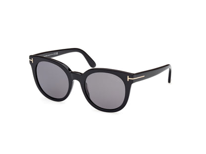 Shiny Black Female Sunglasses Tom Ford 889214480361