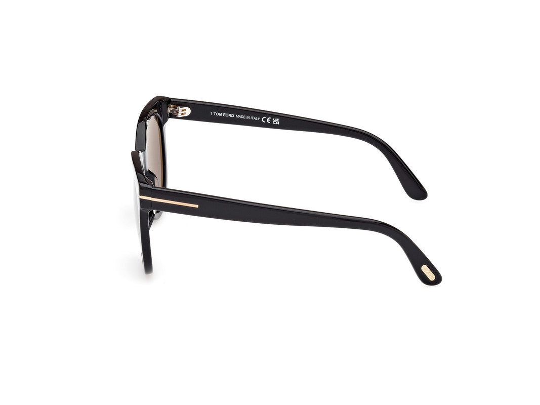 Shiny Black Female Sunglasses Tom Ford 889214480361