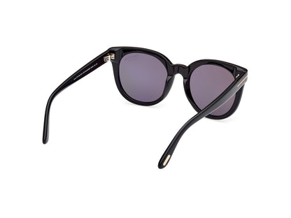 Shiny Black Female Sunglasses Tom Ford 889214480361