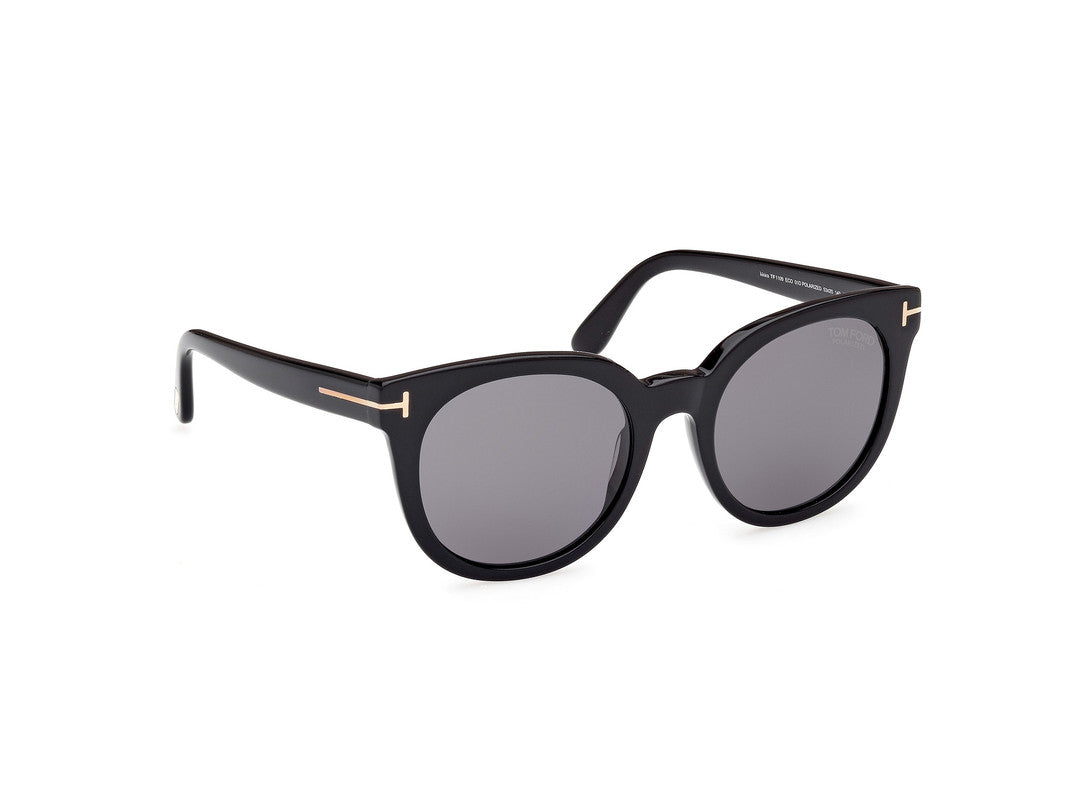 Shiny Black Female Sunglasses Tom Ford 889214480361