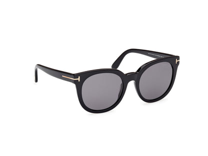 Shiny Black Female Sunglasses Tom Ford 889214480361